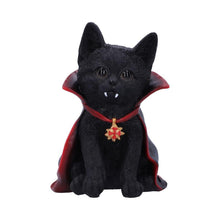 Load image into Gallery viewer, Gothic Vampire Black Cat Figurine Halloween Collectible Spooky Home Decor  Ornament
