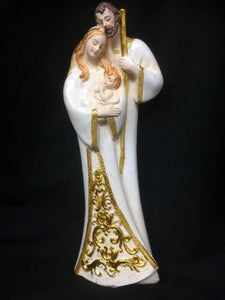 Holy Family Statue of the Virgin Mary with Joseph and Jesus Religious Ornament Figure Home Decoration-OsirisTradingUK