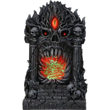 Load image into Gallery viewer, Gothic LED Skull Doorway to Underworld Figurine Gates of Hell Halloween Art
