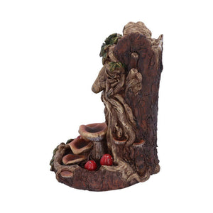 Tree Spirit Backflow Incense Burner Mystical Green Man Ornament Fantasy Figurine