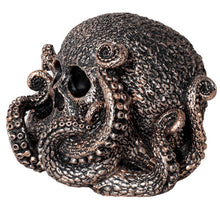 Charger l&#39;image dans la galerie, Steampunk Octopus Skull Statue - Gothic Collectible Fantasy Ornament
