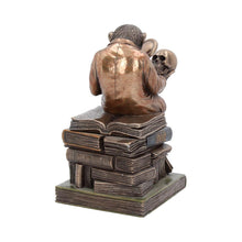 Load image into Gallery viewer, Evolution Theory Chimp Ornament Darwin Scholar Statue Bronze Scientific Display
