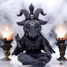 Load image into Gallery viewer, Baphomet Figurine Occult Goat Statue Gothic Fantasy Altar Ornament Wiccan Figurine
