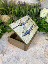 Load image into Gallery viewer, Vintage Style Handmade Mackerel Hinged Storage Box Reclaimed Wood-OsirisTradingUK
