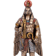 Load image into Gallery viewer, Small Ra Sun God Mini Figurine Egyptian Mythology Statue Ancient Egypt Decor
