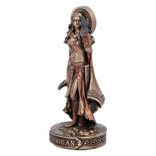 Load image into Gallery viewer, Small Morrigan Goddess Figurine Celtic War Deity Crow Statue Pagan Mythology

