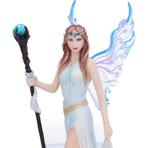 Fairy Queen Figurine - Mystical Resin Fantasy Statue Ornament 23cm Decor