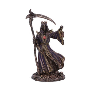 Dark Fantasy Skeleton King Reaper Figurine Gothic Horror macabre ornament Art
