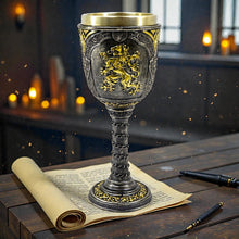 Load image into Gallery viewer, Medieval Knight Goblet Chalice Gothic Drinking Cup Viking Templar Ornament
