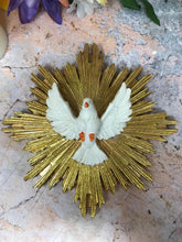 Load image into Gallery viewer, Holy Spirit Wall Plaque Trinity Dove Religious Art Confirmation Keepsake
