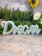 Load image into Gallery viewer, Rustic Rope and Wood Dream Wall Sign Inspiring Decor for a Dreamy Ambience-OsirisTradingUK
