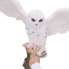 Load image into Gallery viewer, Majestic Snowy Owl Figurine Winter Scene Sculpture Wildlife Statue Art Decor Gift

