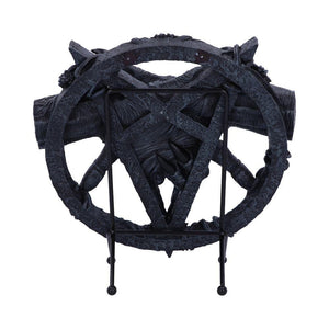Gothic Baphomet Claws Pentagram Statue Occult Horror Altar Decor Figurine 24.5 cm