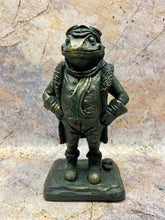 Load image into Gallery viewer, Charming Toad Gentleman Statue - Whimsical 17.5cm Resin Toad Figurine, Indoor/Outdoor Garden Decor, Dapper Amphibian Sculpture, Unique Home Accent-OsirisTradingUK
