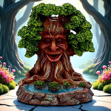 Load image into Gallery viewer, Mystical Tree Spirit Incense Holder Green Man Backflow Burner Gothic Decor Statue
