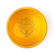 Laden Sie das Bild in den Galerie-Viewer, Chakra Healing Singing Bowl Yellow Sound Bowl for Mindful Relaxation Buddhist
