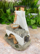 Load image into Gallery viewer, Spanish Outdoor Kitchen Figurine | LED Lit Décor | Rustic Mediterranean Scene | Homely Miniature | 11x10cm-OsirisTradingUK
