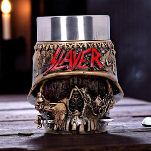 Licensed Slayer Skull Logo Shot Glass Heavy Metal Collectible Rock Band Merch