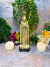 Load image into Gallery viewer, Osiris Trading UK Blessed Virgin Mary Our Lady of Fatima Statue Ornament Resin Figurine for Home Chapel Religious Sculpture
