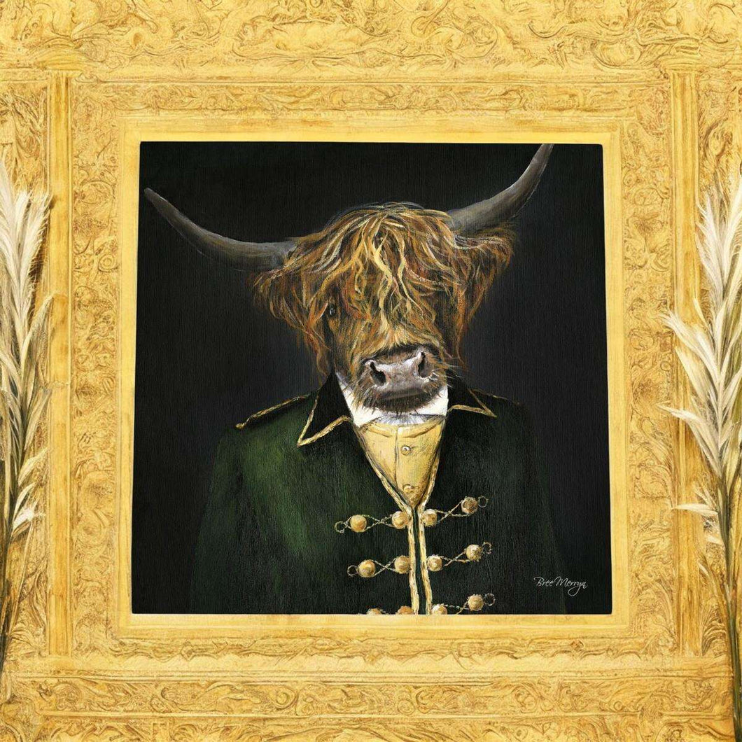 Highland Cow in the Meadow Wall Decor | Scottish Highland Cow Field Highland Cow in the Meadow Wall Decor | Scottish Highland Cow Field
