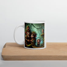 Load image into Gallery viewer, Enchanting Troll Family Mug - Scandinavian Fantasy Art, 11 oz Coffee Tea Mug, Whimsical Nordic Decor, Unique Gift for Troll Lovers
