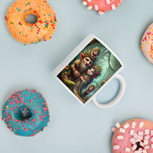 Load image into Gallery viewer, Enchanting Troll Family Mug - Scandinavian Fantasy Art, 11 oz Coffee Tea Mug, Whimsical Nordic Decor, Unique Gift for Troll Lovers
