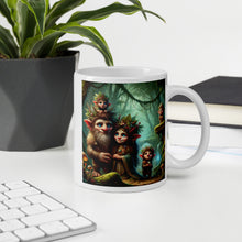 Load image into Gallery viewer, Enchanting Troll Family Mug - Scandinavian Fantasy Art, 11 oz Coffee Tea Mug, Whimsical Nordic Decor, Unique Gift for Troll Lovers
