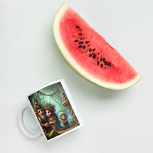 Load image into Gallery viewer, Enchanting Troll Family Mug - Scandinavian Fantasy Art, 11 oz Coffee Tea Mug, Whimsical Nordic Decor, Unique Gift for Troll Lovers
