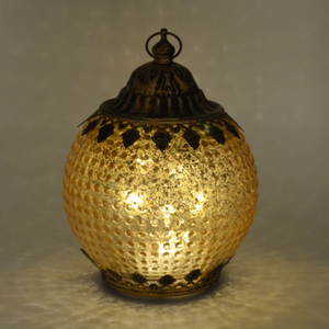 Moroccan Style Lantern with LED Light House Decoration Seasonal Lighting-OsirisTradingUK