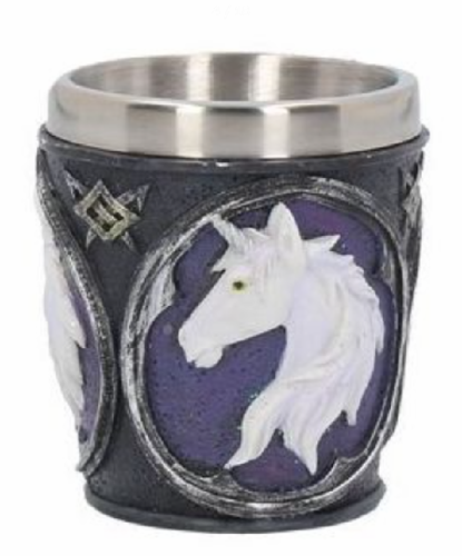Novelty Set of 4 Unicorn Shot Glasses Unicorns Collection Table Decoration-OsirisTradingUK