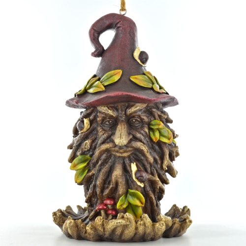 Green Man Hanging Bird Feeder Garden Ornament Home Decoration-OsirisTradingUK