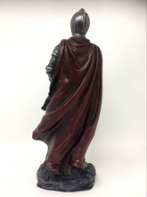 Load image into Gallery viewer, Templar Knight Standing with Sword Shield Ornament Medieval Gift Decoration
