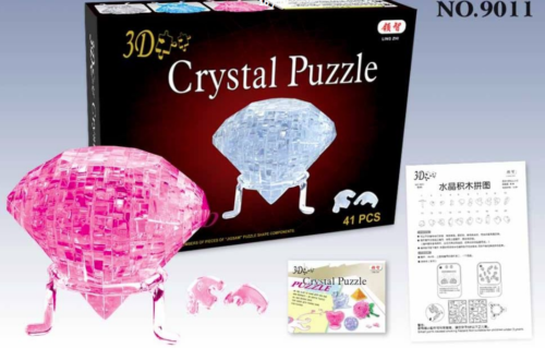 Creative 3D Crystal Diamond Puzzle Decoration 41 Pieces Building Blocks-OsirisTradingUK