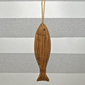 Reclaimed Wood Nautical Fish Wall Plaque Ornament Hand Made Home Decor-OsirisTradingUK