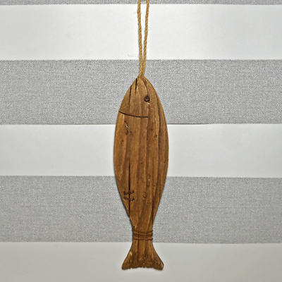 Reclaimed Wood Nautical Fish Wall Plaque Ornament Hand Made Home Decor-OsirisTradingUK