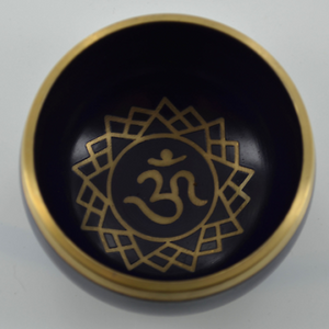 Small Crown Chakra Purple Singing Bowl Home Decor Feng Shui Buddhis Gift