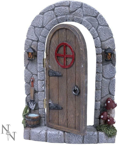Secret Lodgings Fairy Door Garden Ornament Lawn Decoration Nemesis Now-OsirisTradingUK