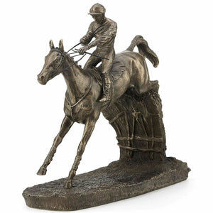 Clearing the Last David Geenty Bronze Effect Sculpture Statue Ornament