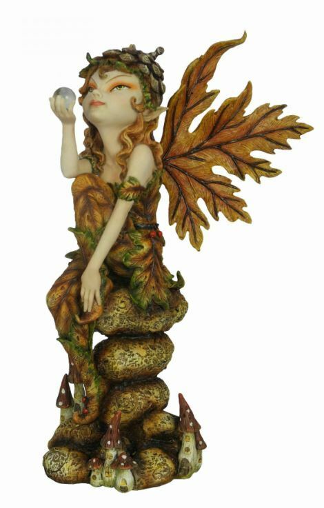 Large Autumn Fairy Sculpture Statue Mythical Creatures Figure Gift Ornament