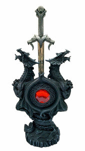 DRAGON With SWORD Decorative Ornament LETTER OPENER Fantasy Myth Figurine