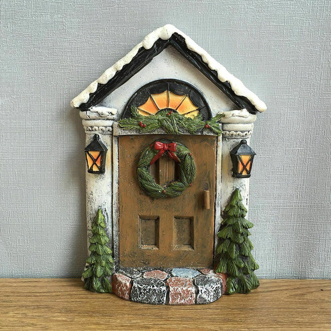 Christmas Pixie Elf Fairy Door Tree Garden Home Decor