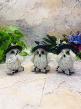 Load image into Gallery viewer, Three Wise Owls Witches Whimsical Figurines Wicca Pagan Gift Idea Witch Fantasy
