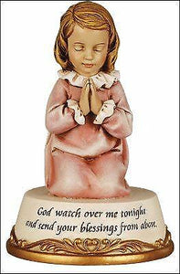 Baptism Christening Baby Gift for a Girl Religious Statue Ornament Blessings