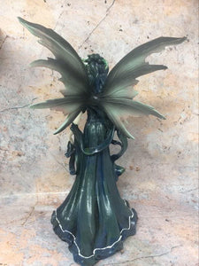 Mystic Midnight Fairy Standing Figurine Fantasy Fairies Collection Figure