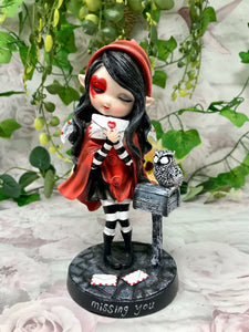 Dolly Fae Collection "Missing You" Fairy with Owl By Selina Fenech-OsirisTradingUK