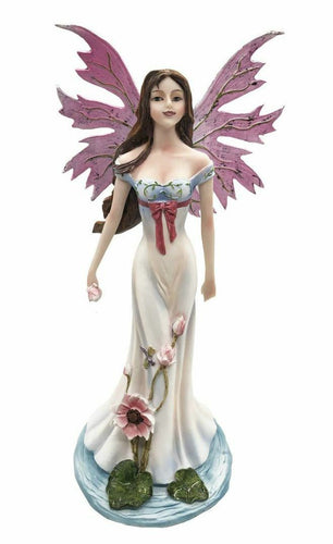 Large Flower Fairy Figurine Fantasy Fairies Figure Mythical Sculpture Statue-OsirisTradingUK