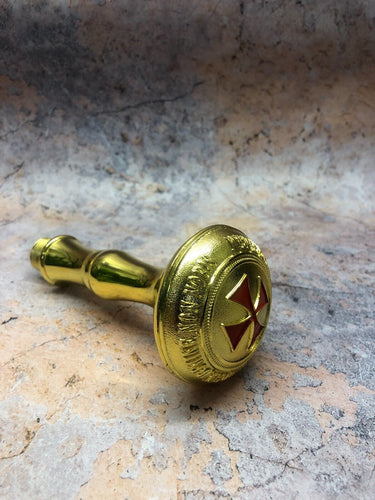 Knight Templar Swaggering Cane Walking Stick Aid Red Cross Symbol Ideal Gift-OsirisTradingUK