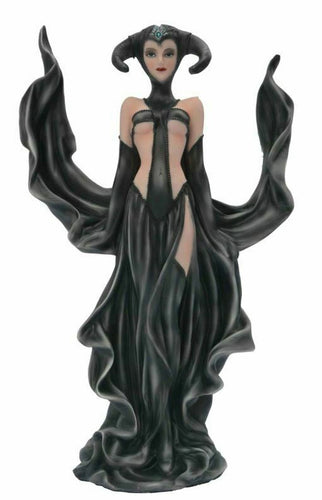 Black Queen Malefic Female in Black Dress Figurine Statue Ornament Gift-OsirisTradingUK