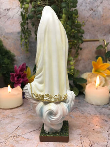 Blessed Virgin Mary Our Lady of Fatima Statue Figure Ornament Figurine Chapel-OsirisTradingUK