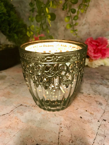 Moroccan Glass Tealight Holder Candle Home Lighting Ornament Decoration-OsirisTradingUK